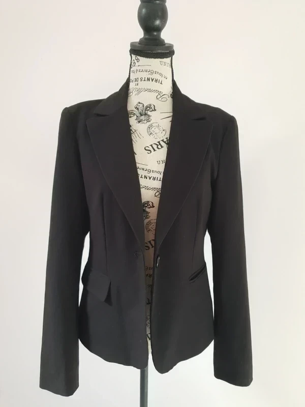 Fitted black blazer / Suit jacket Pimkie – Size 38 / 40 (M/L) – photo 8